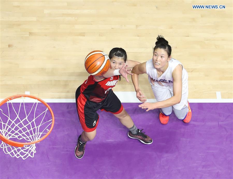 (SP)INDONESIA-JAKARTA-ASIAN GAMES-WOMEN'S BASKETBALL