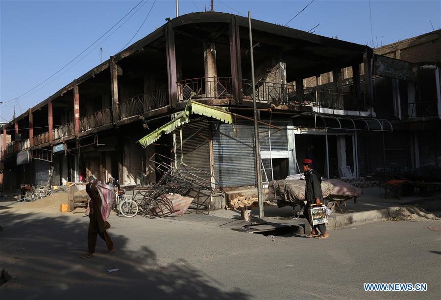 AFGHANISTAN-GHAZNI-TALIBAN ATTACK-RECONSTRUCTION