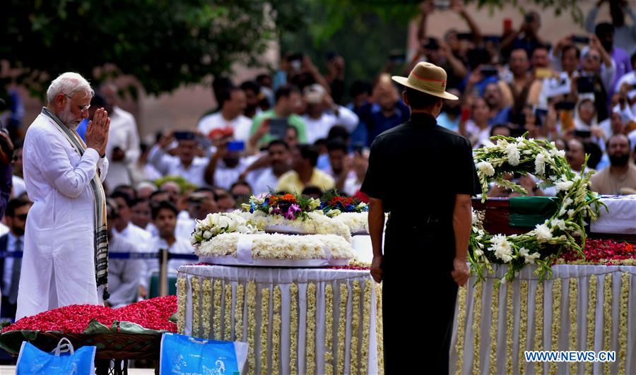 INDIA-NEW DELHI-FORMER PRIME MINISTER-VAJPAYEE-CREMATION-STATE HONOURS