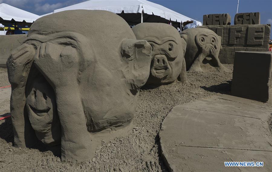 U.S.-GALVESTON-SANDCASTLE COMPETITION