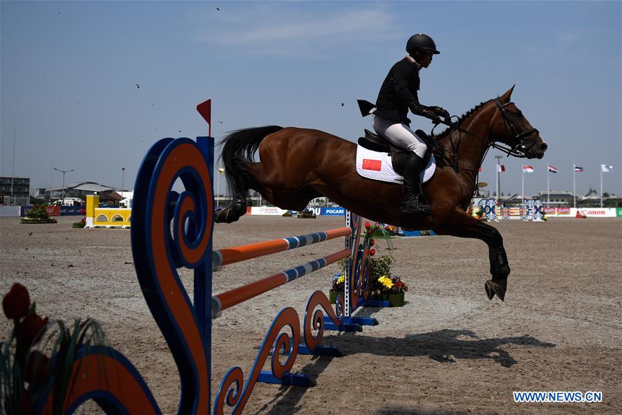 (SP)INDONESIA-JAKARTA-ASIAN GAMES 2018-EQUESTRIAN-EVENTING TEAM