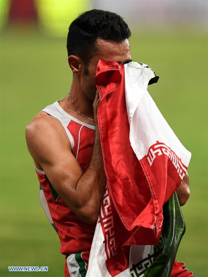 (SP)INDONESIA-JAKARTA-ASIAN GAMES-ATHLETICS-MEN'S 3000M STEEPLECHASE