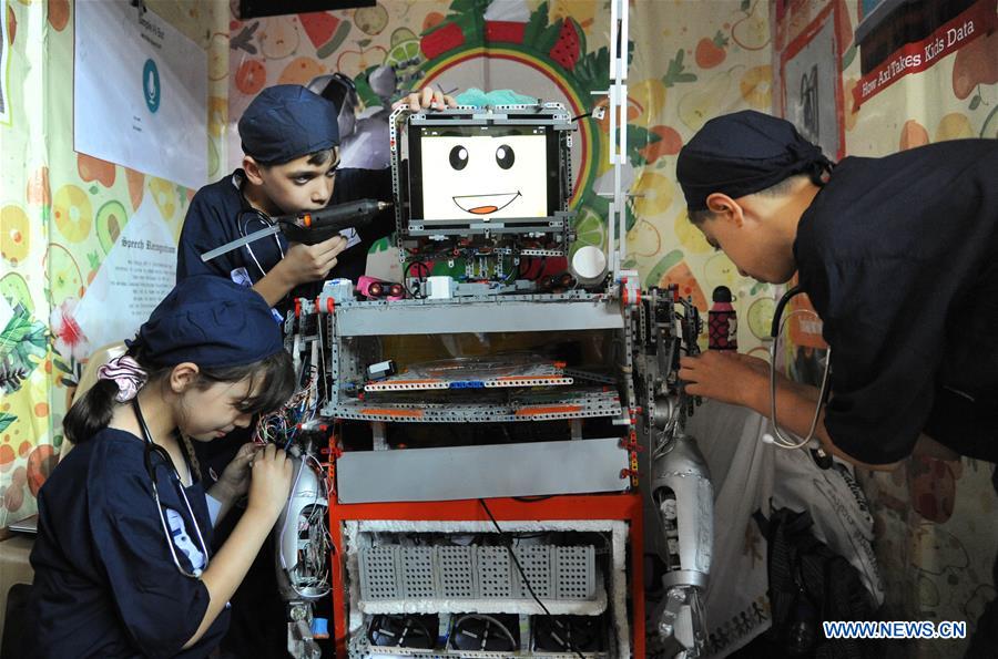 SYRIA-DAMASCUS-WORLD ROBOT OLYMPIAD-QUALIFICATION WINNERS