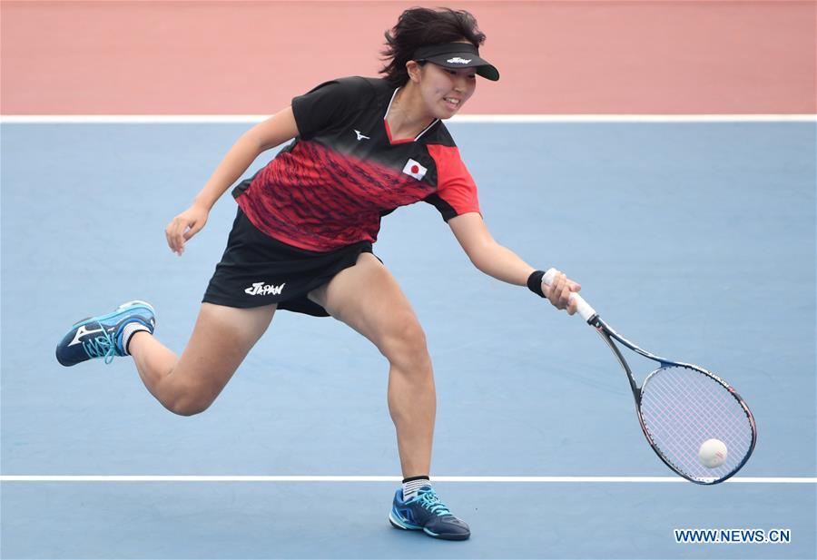 (SP)INDONESIA-PALEMBANG-ASIAN GAMES-WOMEN'S SINGLE SOFT TENNIS