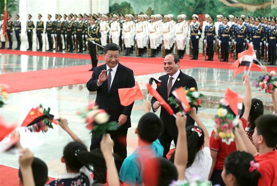 CHINA-BEIJING-XI JINPING-EGYPTIAN PRESIDENT-TALKS (CN)