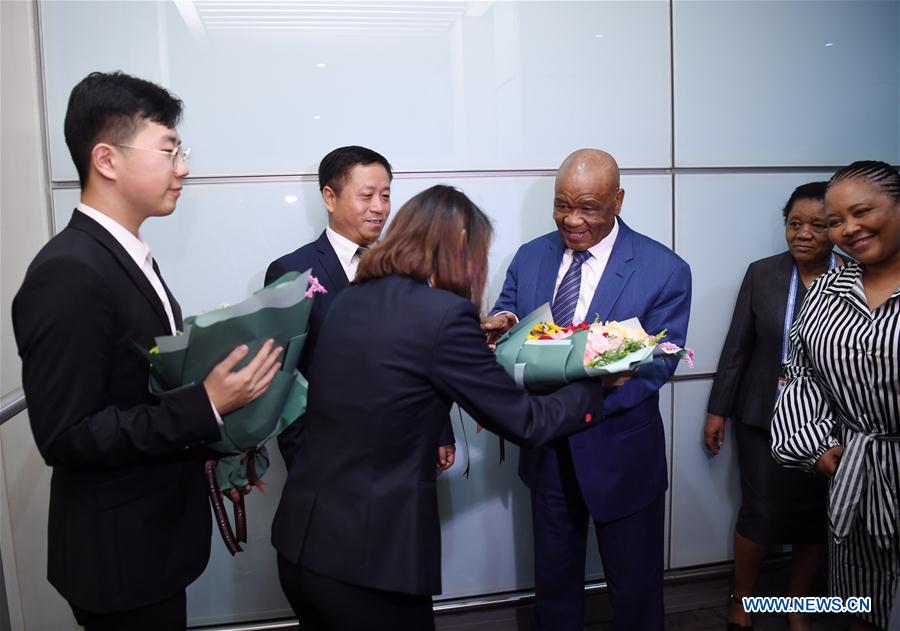 CHINA-BEIJING-LESOTHO'S PM-ARRIVAL (CN)