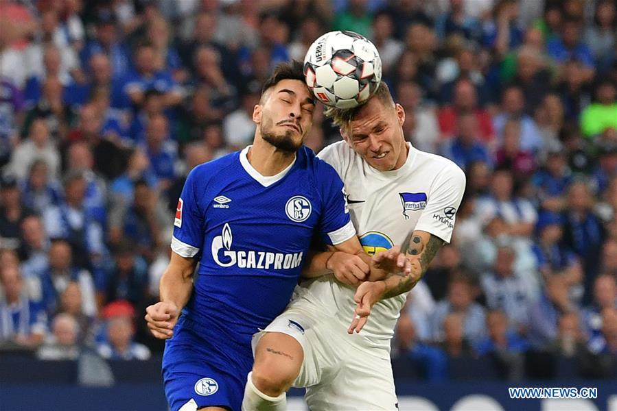 (SP)GERMANY-GELSENKIRCHEN-FOOTBALL-BUNDESLIGA-SCHALKE04-HERTHA BSC