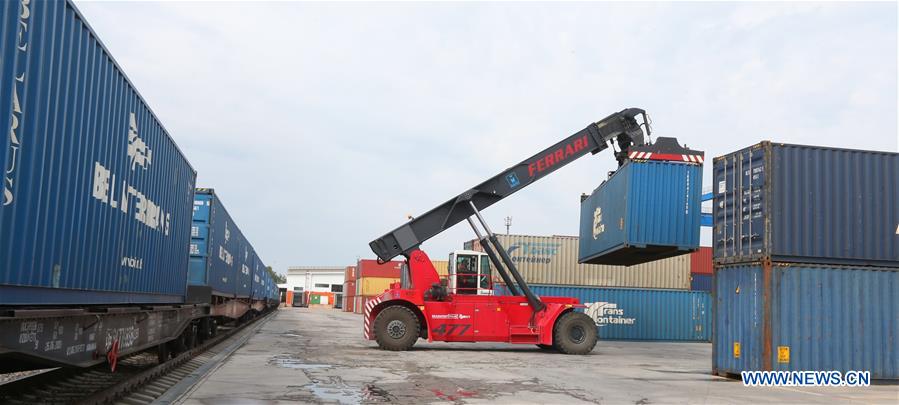 BELARUS-MINSK-CONTAINER TRAIN-CHINA