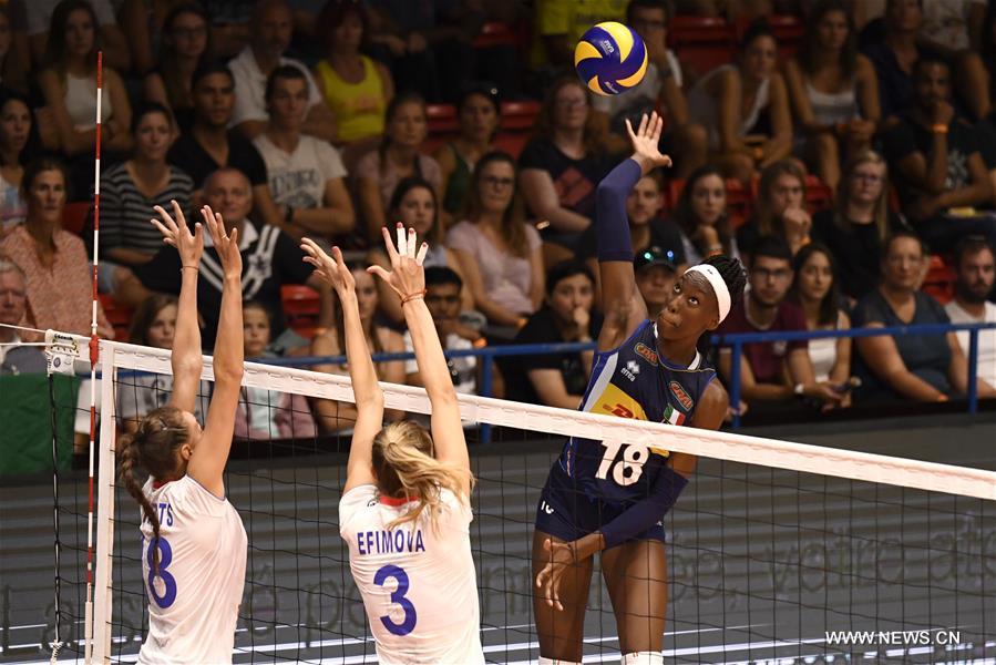 (SP)SWITZERLAND-MONTREUX-VOLLEYBALL-ITALY VS RUSSIA