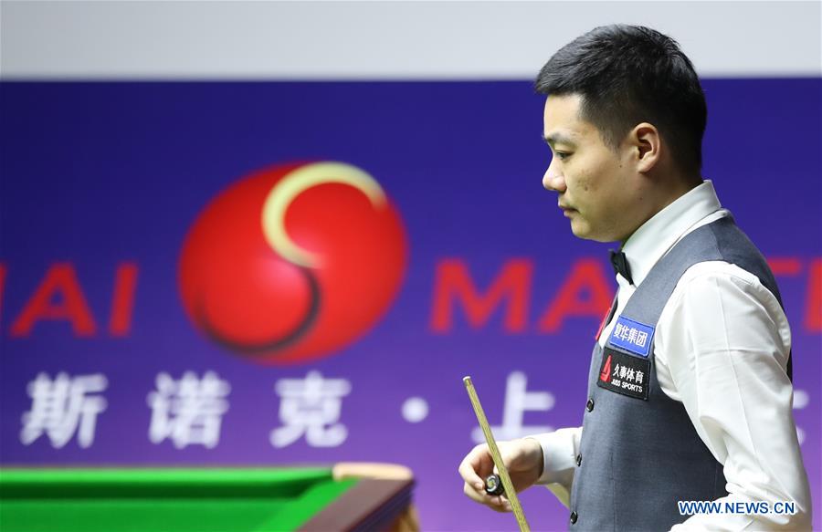 (SP)CHINA-SHANGHAI-SNOOKER-SHANGHAI MASTERS 2018 (CN)