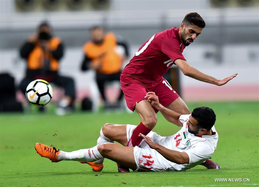 (SP)QATAR-DOHA-SOCCER-FRIENDLY MATCH-QATAR VS PALESTINE