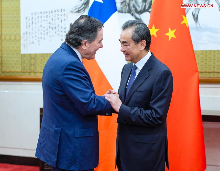 CHINA-BEIJING-WANG YI-CHILE-TALKS (CN)