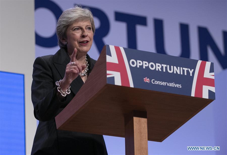 BRITAIN-BIRMINGHAM-CONSERVATIVES PARTY CONFERENCE-PRIME MINISTER