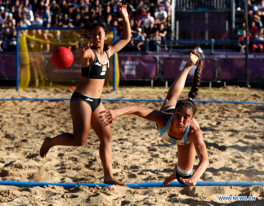 (SP)ARGENTINA-BUENOS AIRES-SUMMER YOUTH OLYMPIC GAMES-BEACH HANDBALL