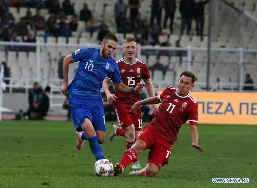 (SP)GREECE-ATHENS-SOCCER-UEFA NATIONS-GREECE VS HUNGARY