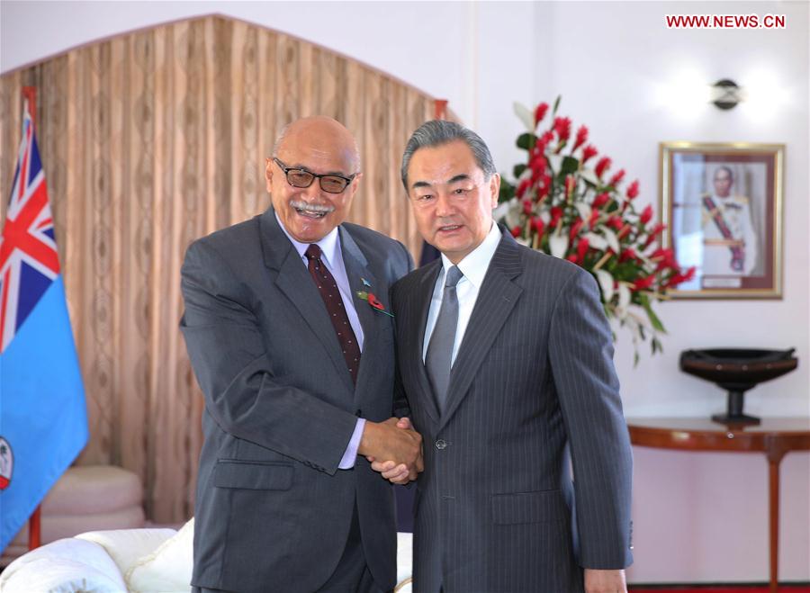 FIJI-SUVA-PRESIDENT-CHINA-WANG YI