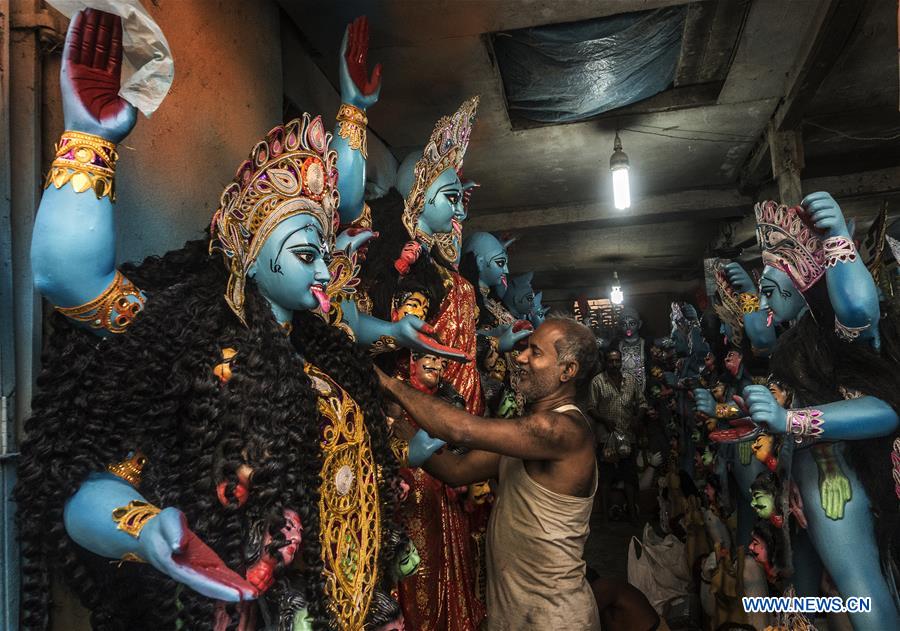 INDIA-KOLKATA-GODDESS KALI