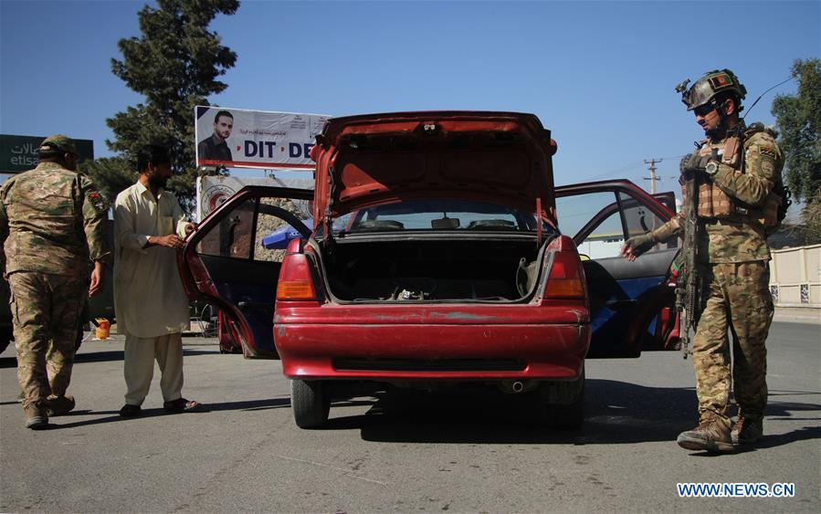 AFGHANISTAN-NANGARHAR-SECURITY CHECKPOINT