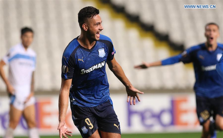 (SP)CYPRUS-NICOSIA-FOOTBALL-UEFA EUROPE LEAGUE-APOLLON VS LAZIO