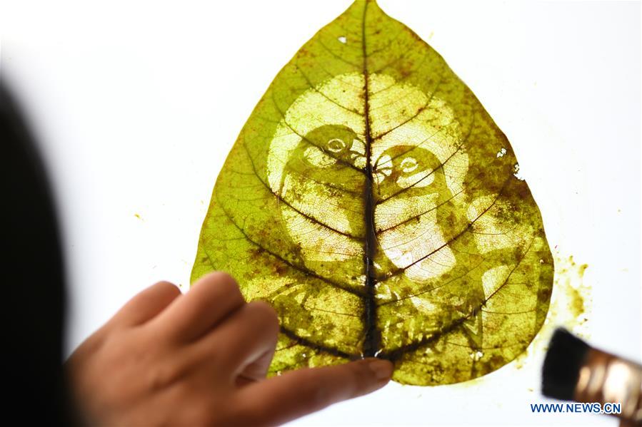 #CHINA-HEBEI-SHIJIAZHUANG-LEAF CARVING (CN)