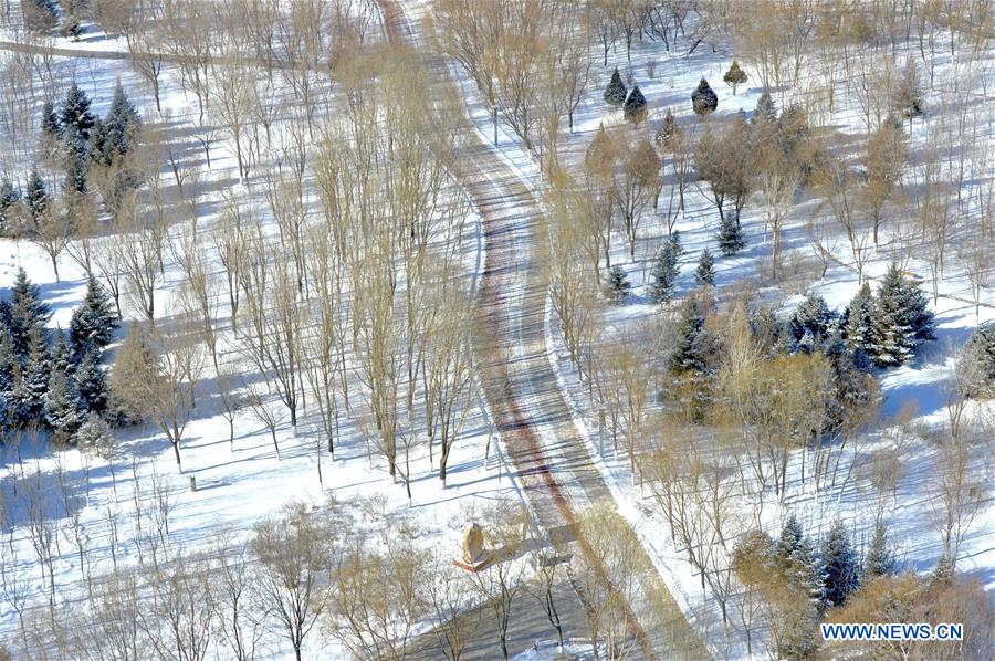 CHINA-GANSU-JIAYUGUAN-SNOW-SCENERY (CN)