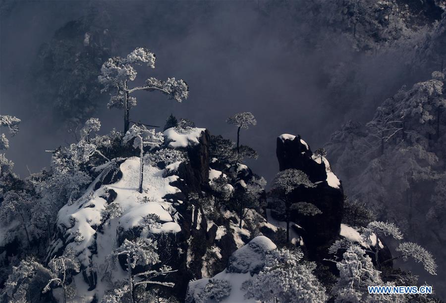 #CHINA-ANHUI-HUANGSHAN MOUNTAIN-SNOW-SCENERY (CN)