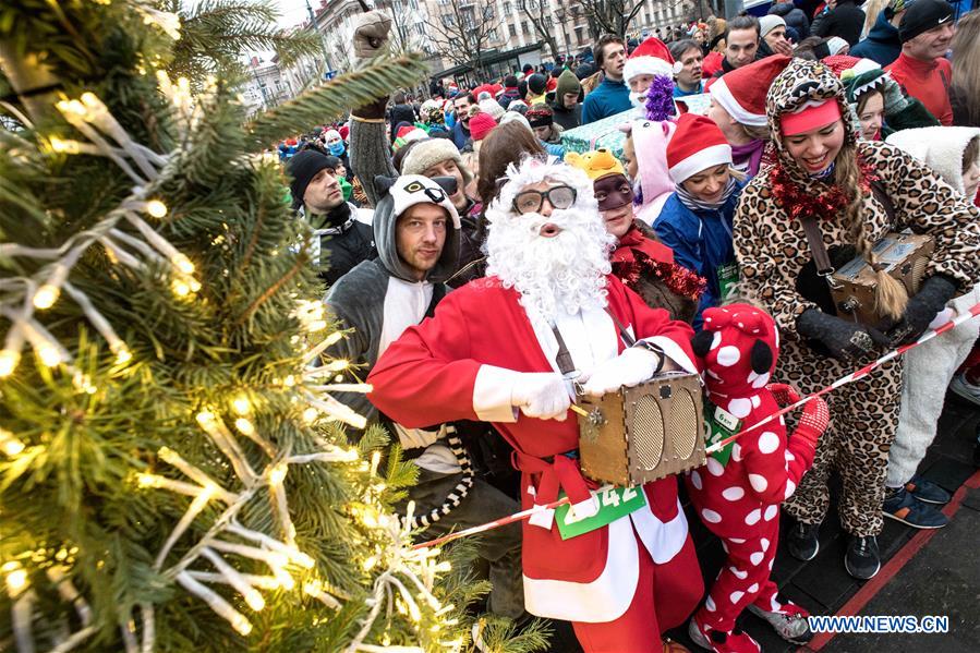 LITHUANIA-VILNIUS-CHRISTMAS RUN