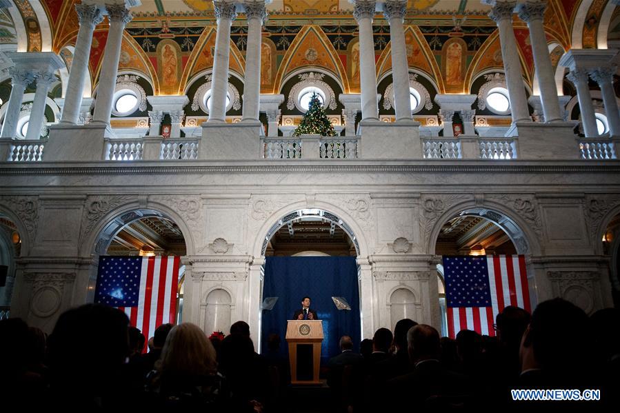 U.S.-WASHINGTON-PAUL RYAN-FAREWELL ADDRESS