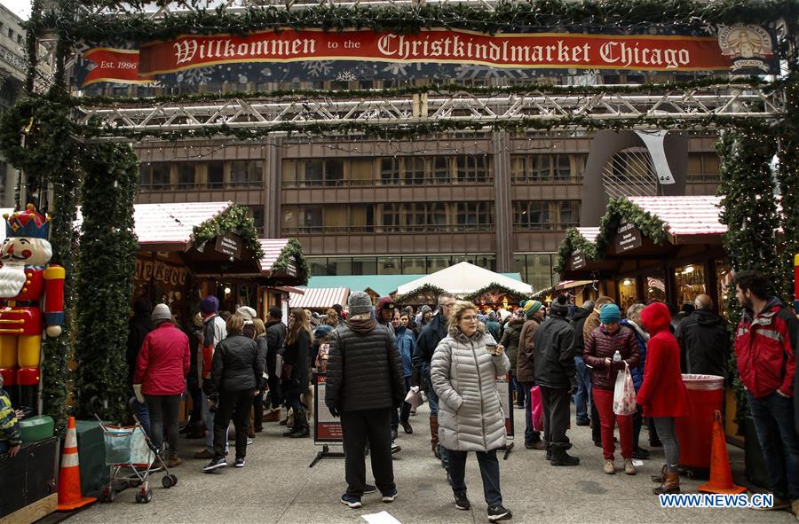 U.S.-CHICAGO-CHRISTMAS MARKET