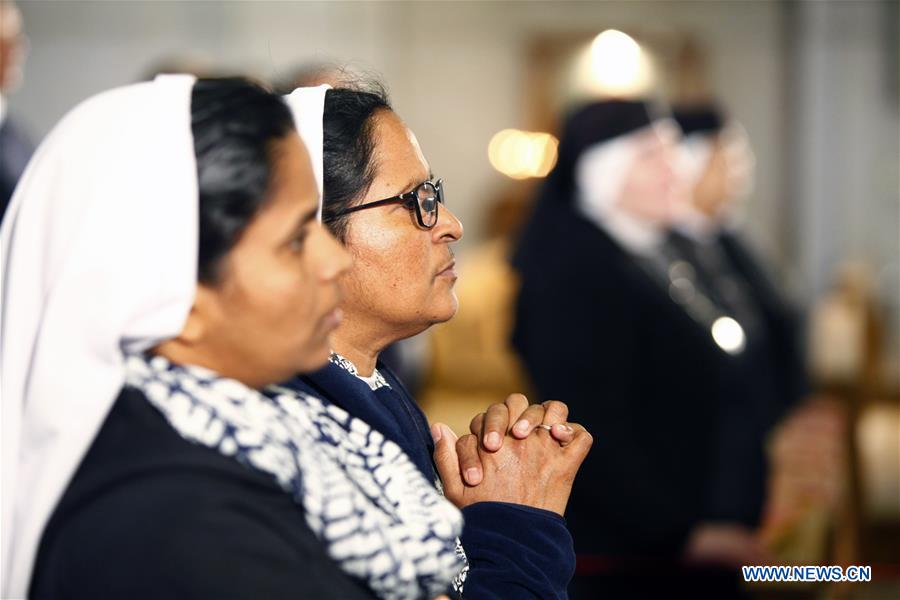 EGYPT-CAIRO-CHRISTIAN-CHRISTMAS EVE-MASS