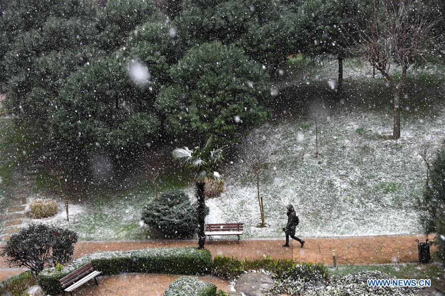 TURKEY-ISTANBUL-SNOW