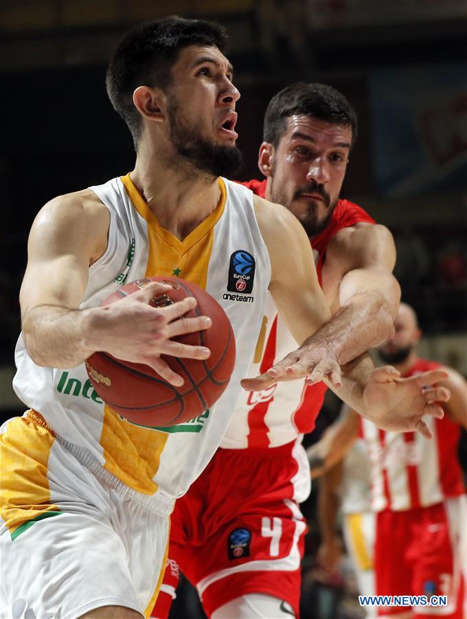 (SP)SERBIA-BELGRADE-BASKETBALL-EUROCUP-CRVENA ZVEZDA VS LIMOGES