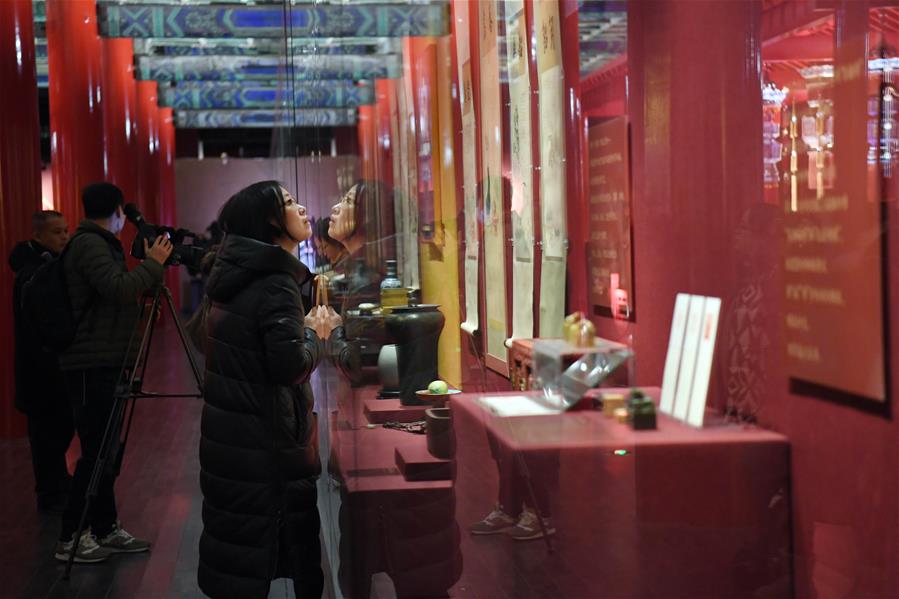 (InPalaceMuseum) CHINA-BEIJING-PALACE MUSEUM-SPRING FESTIVAL CELEBRATION (CN)