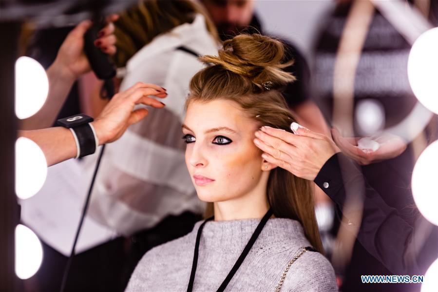 GERMANY-BERLIN-FASHION WEEK-BOGNER-BACKSTAGE