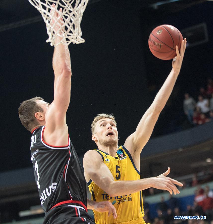 (SP)LITHUANIA-VILNIUS-BASKETBALL-EUROCUP-RYTAS VILNIUS VS ALBA BERLIN