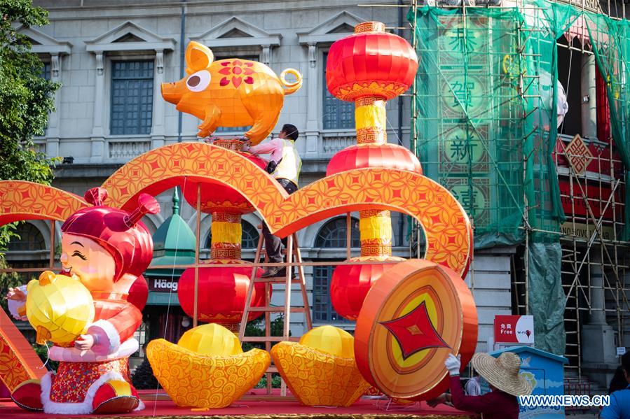 CHINA-MACAO-DECORATIONS-SPRING FESTIVAL (CN)