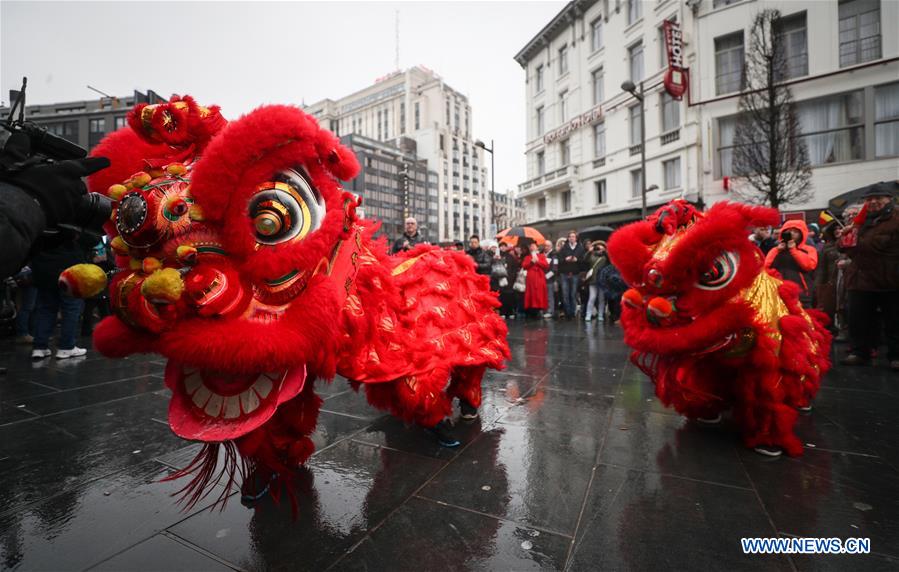 BELGIUM-ANTWERP-CHINESE LUNAR NEW YEAR-PARADE