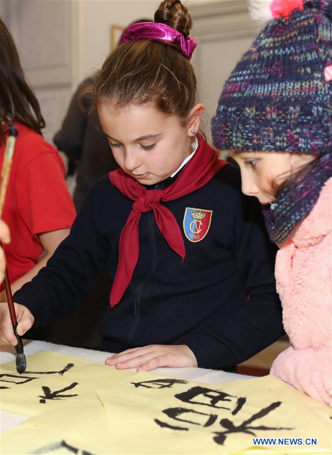 ITALY-TIVOLI-STUDENTS-CHINESE NEW YEAR-CELEBRATION