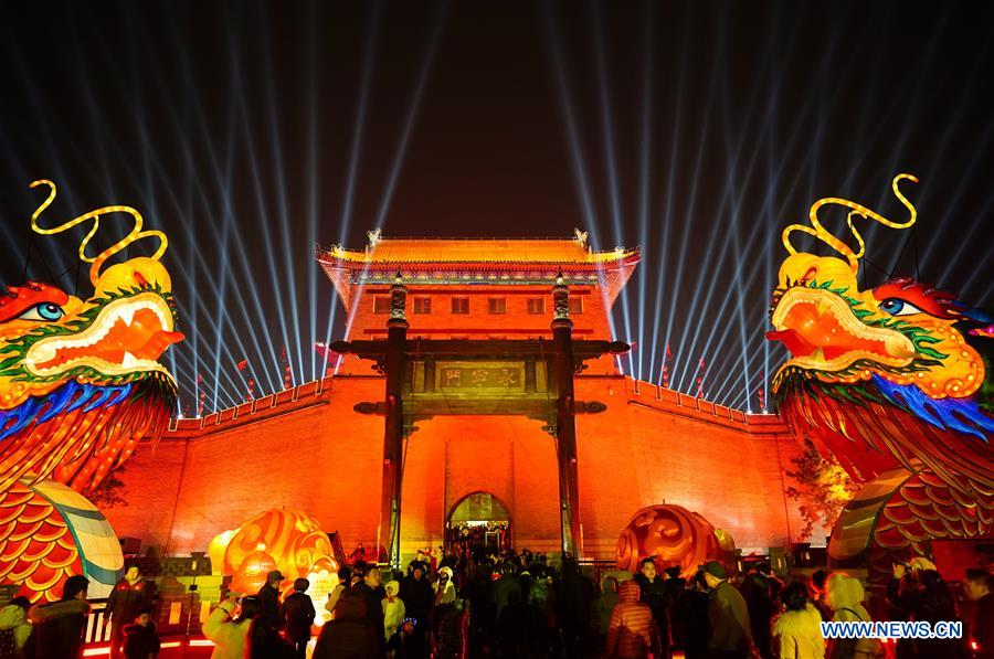 CHINA-SHAANXI-XI'AN-SPRING FESTIVAL-NIGHT VIEW (CN)