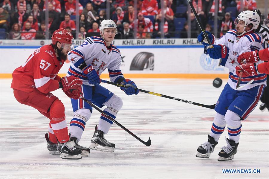 (SP)RUSSIA-MOSCOW-ICE HOCKEY-KHL-SPARTAK VS SKA