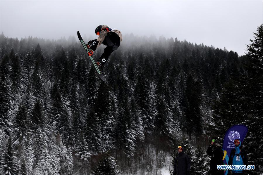 (SP)BOSNIA AND HERZEGOVINA-SARAJEVO-EUROPEAN YOUTH OLYMPIC FESTIVAL-SNOWBOARD BIG AIR FINALS COMPETITION