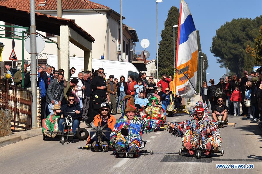 CROATIA-PULA-CARNIVAL-BALINJERADA RACE