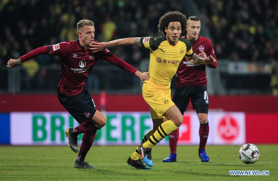 (SP)GERMANY-NUREMBERG-SOCCER-BUNDESLIGA-NUREMBERG VS DORTMUND