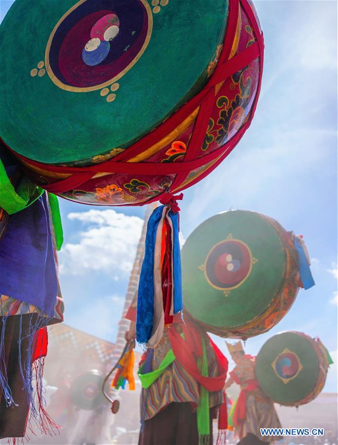 (InTibet) CHINA-TIBET-CHAM DANCE (CN)