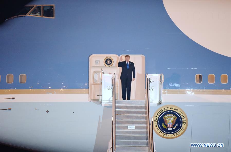 VIETNAM-HANOI-SUMMIT-TRUMP-ARRIVAL