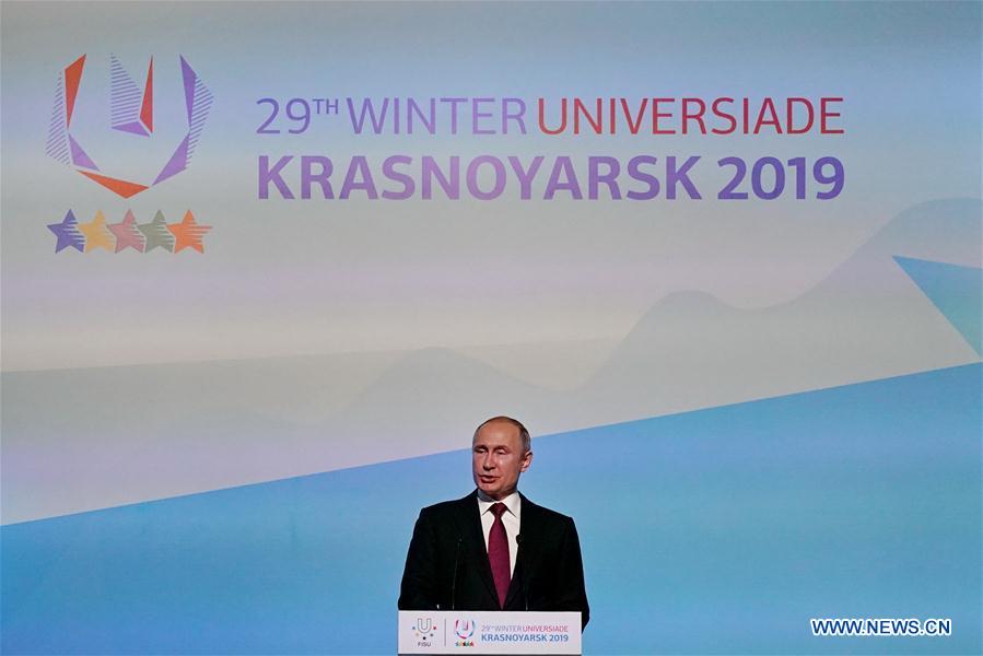 (SP)RUSSIA-KRASNOYARSK-29TH WINTER UNIVERSIADE-OPENING CEREMONY