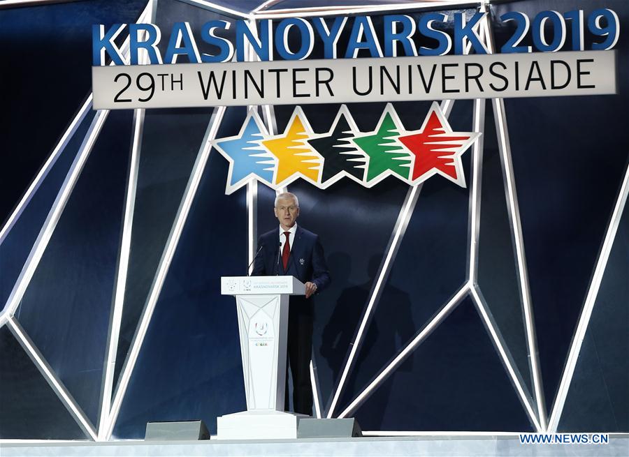 (SP)RUSSIA-KRASNOYARSK-29TH WINTER UNIVERSIADE-OPENING CEREMONY