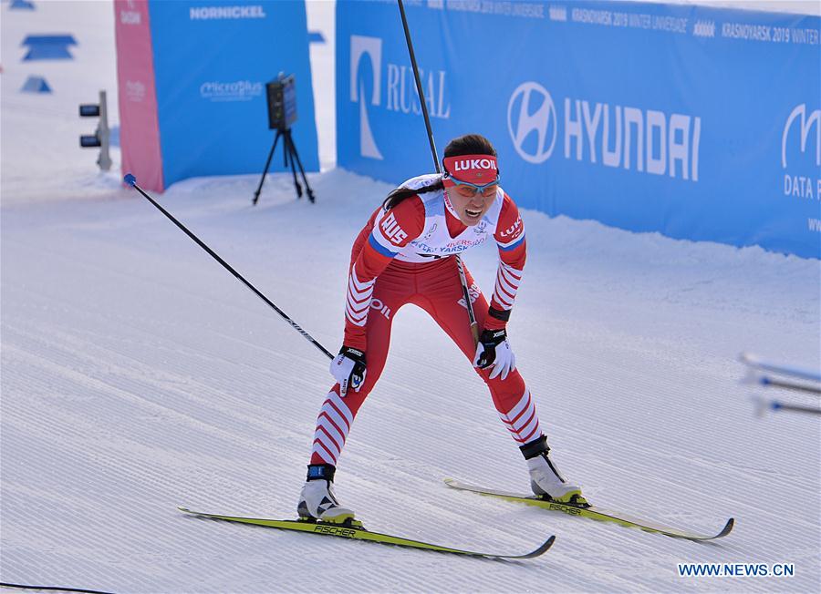 (SP)RUSSIA-KRASNOYARSK-29TH WINTER UNIVERSIADE-CROSS COUNTRY SKIING