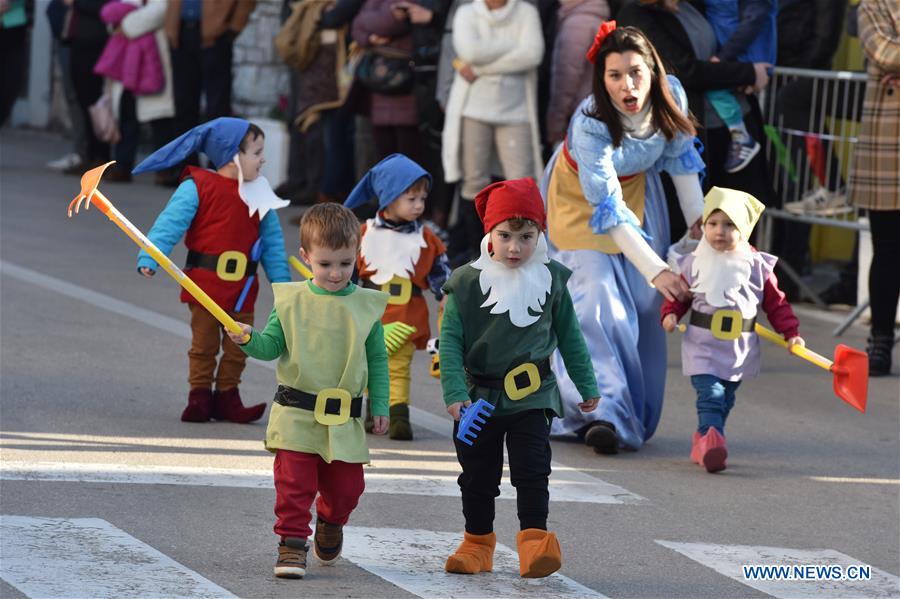 CROATIA-MURTER-CARNIVAL-CHILDREN'S PARADE