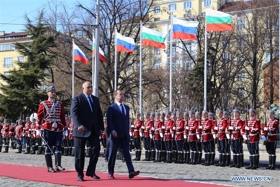 BULGARIA-SOFIA-RUSSIA-MEDVEDEV-VISIT